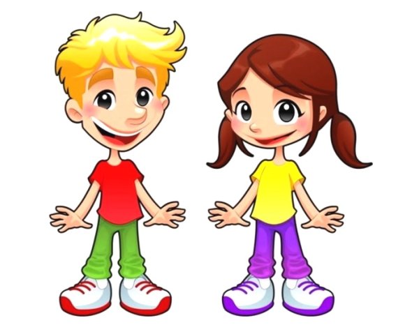 Изображение мальчика и девочки
