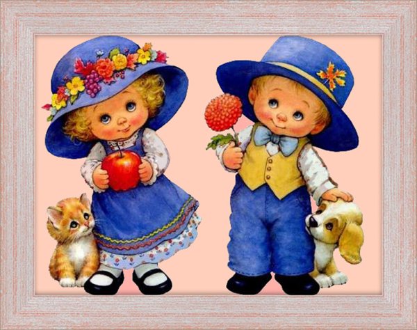 Изображение мальчика и девочки