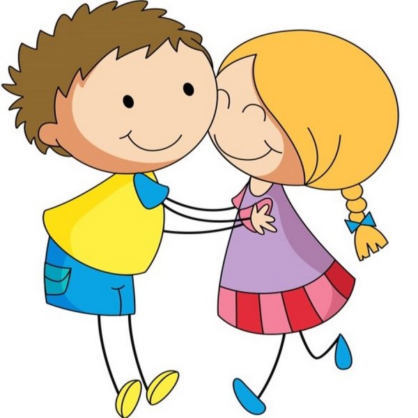 Мальчик и девочка мультяшные