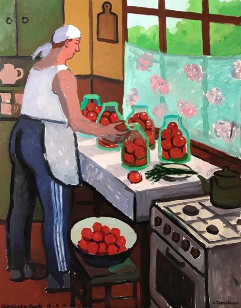 Художник Зоя Черкасская-Ннади