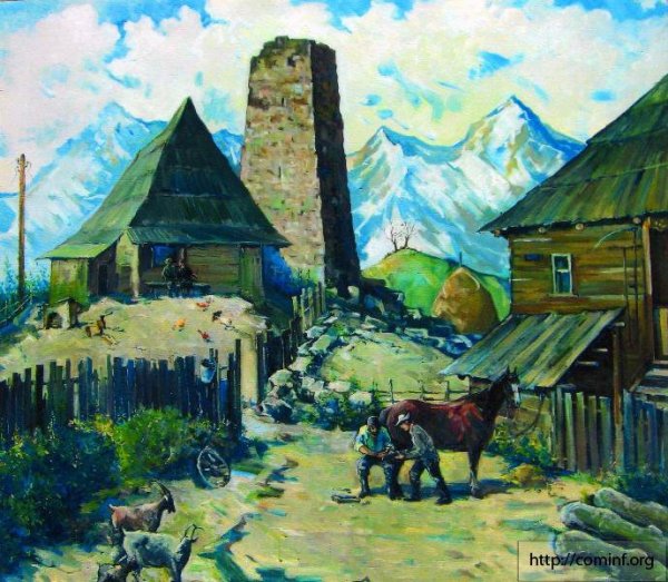 Дагестан сакля аул