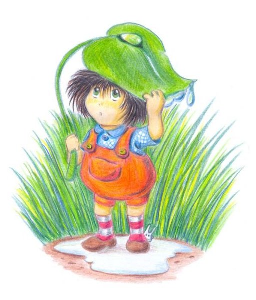 Раскраска дождь