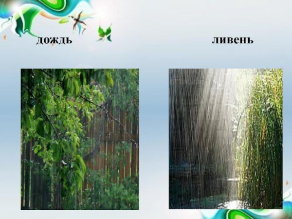 Мелкий дождь ситничек