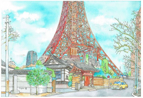 Токио иллюстрация