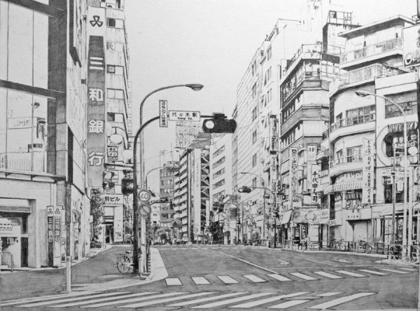 Силуэт города Токио