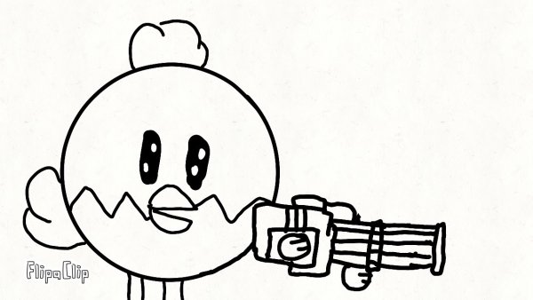 Chicken Gun раскраска