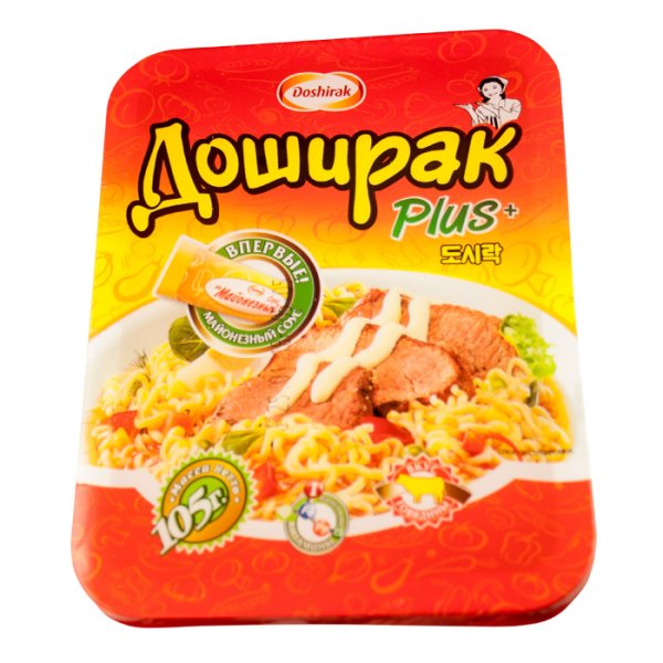 Лапша доширак плюс говядина 105г