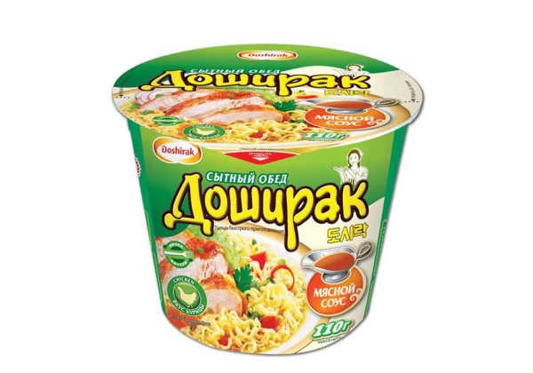 Лапша доширак сытный обед курица 110гр