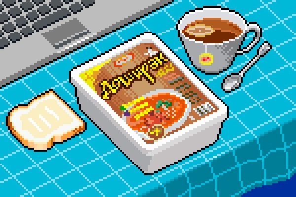 Пиксельная еда