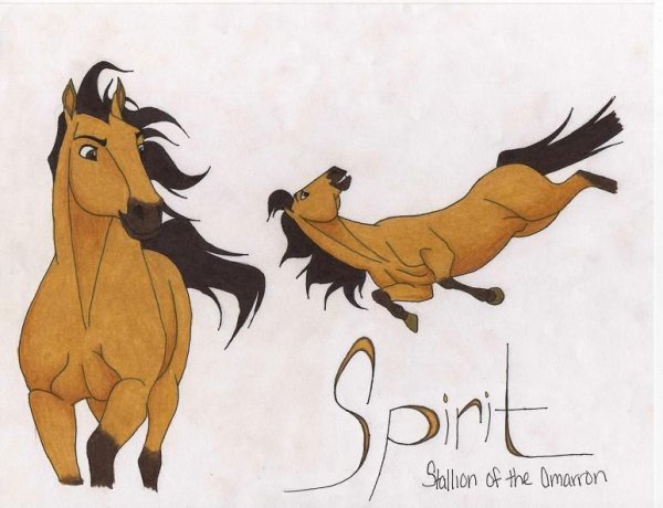 Спирит душа прерий эскизы