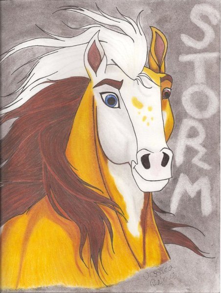 Спирит для срисовки спирит 2