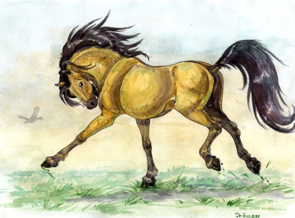 Фан арт лошади