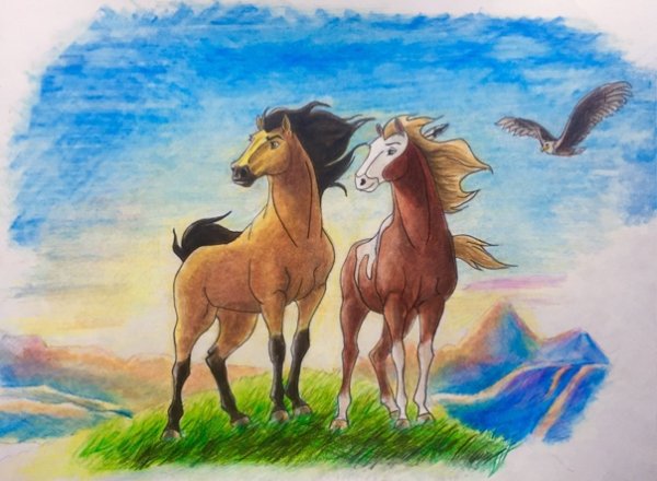 Спирит душа прерий рисунки