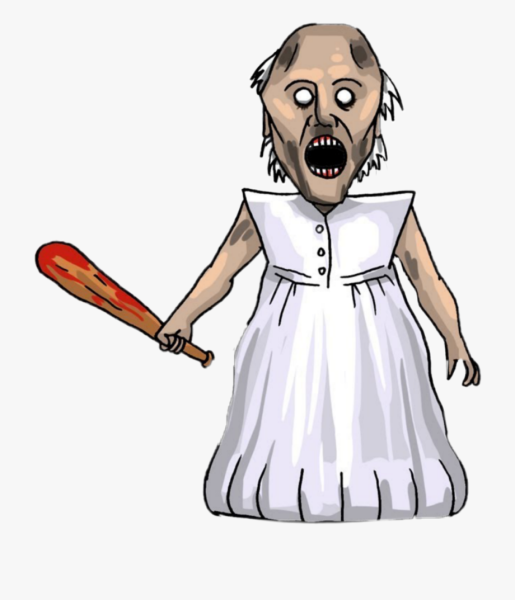 Раскраски бабка ГРЕННИ из игры