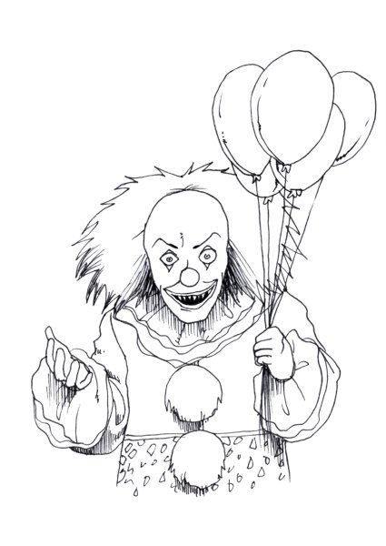 Раскраски. Страшилки