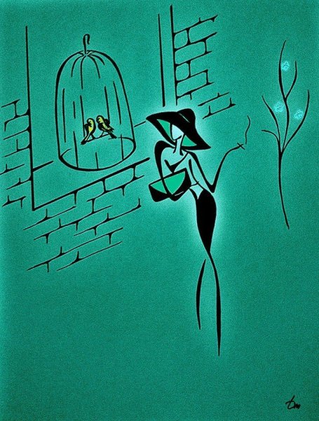 Картины Татьяны Марковцевой Силуэтные