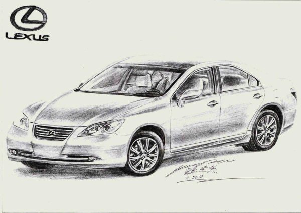 Lexus lx570 vector