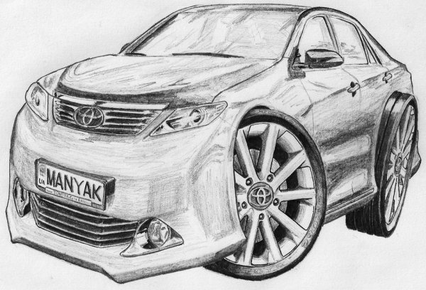 Лексус рисунок