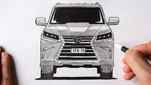 Раскраска Лексус gs450