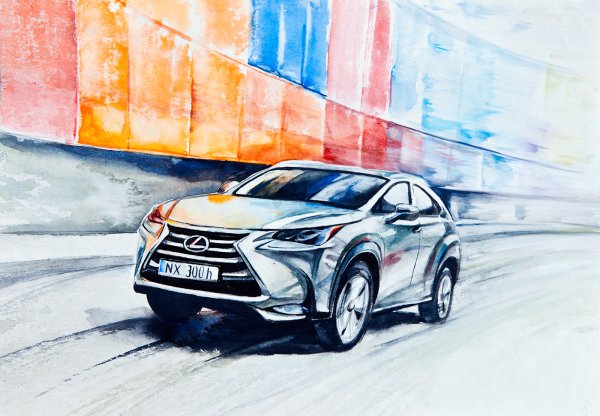 Лексус для срисовки