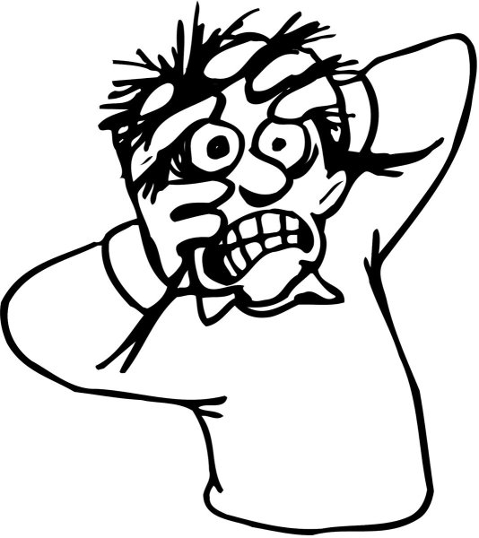 Испуг карикатура