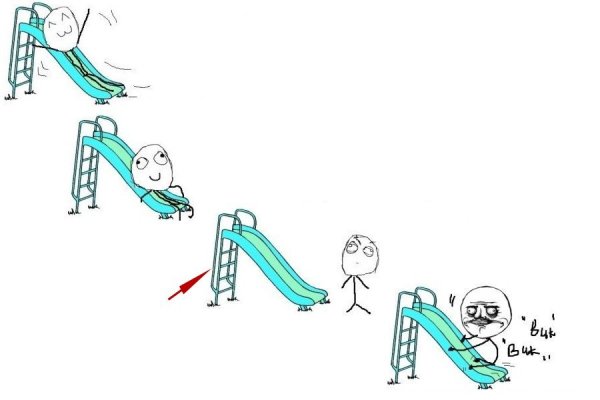 Раскраска водяные горки