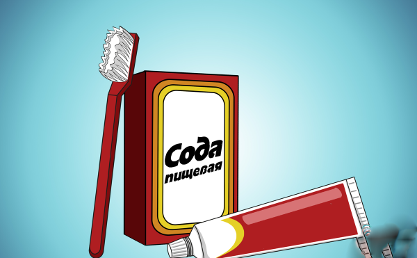 Пищевая сода иллюстрация