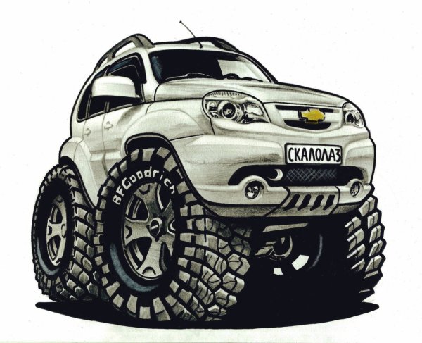 Чертеж Лада Нива Шевроле