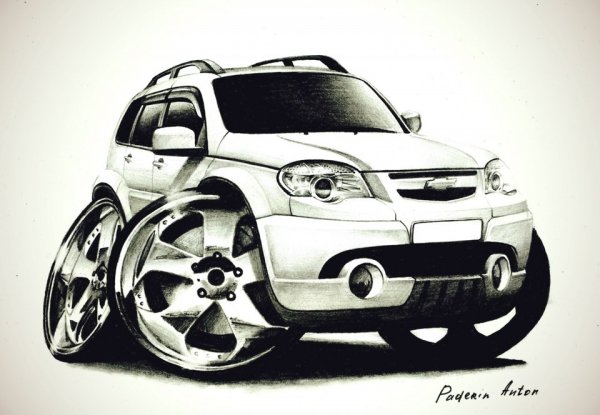 Раскраска Нива Шевроле 4х4