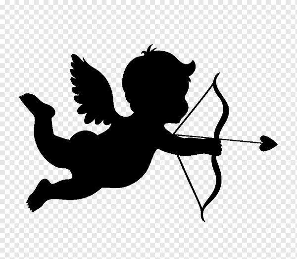 Купидон силуэт