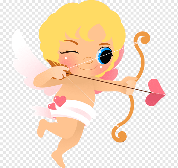 Ангелочек с луком и стрелами