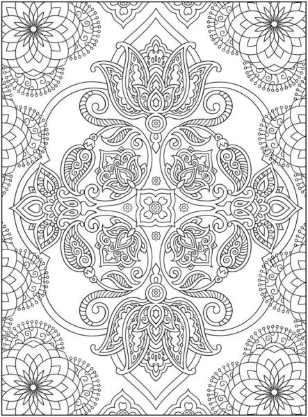 Орнаменты. Раскраска