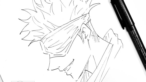 Юджи Итадори скетч