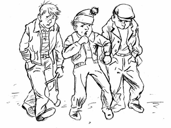 Нарисованный хулиган