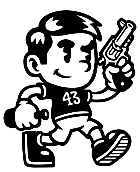 Нарисованный хулиган