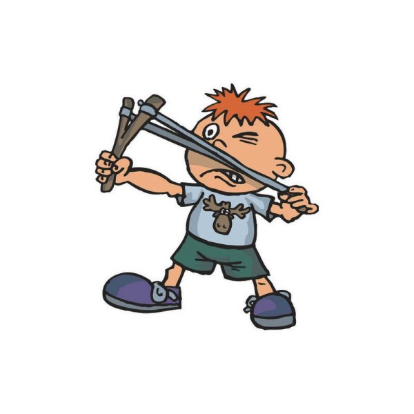 Хулиган с рогаткой