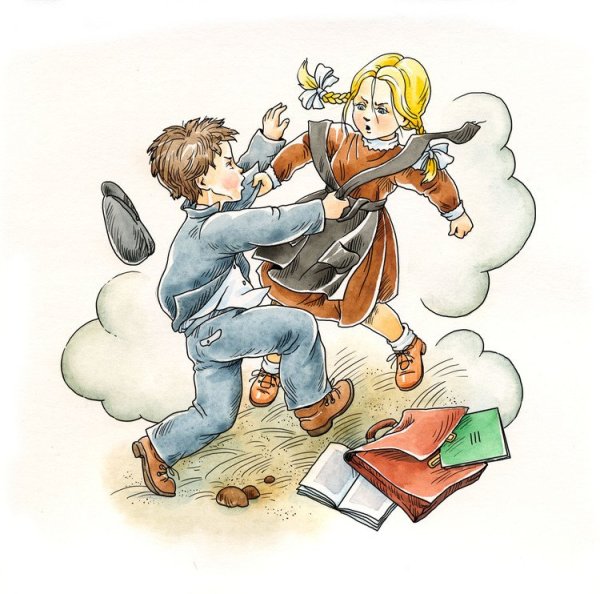 Хулиган иллюстрация