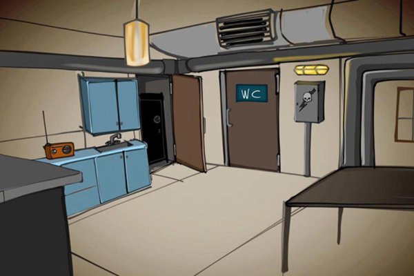 Нарисовать бункер