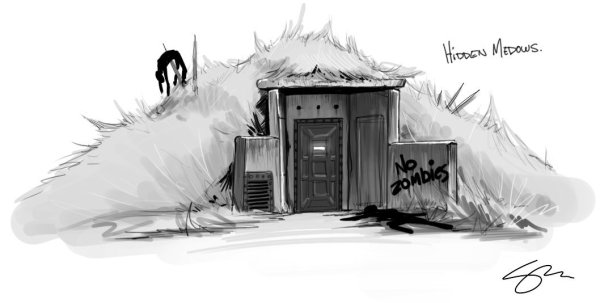 Арт бункер зомби апокалипсис