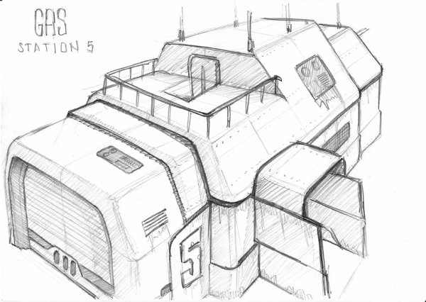 Бункер рисунок