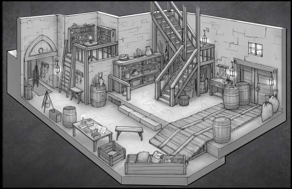 Бункер эскиз