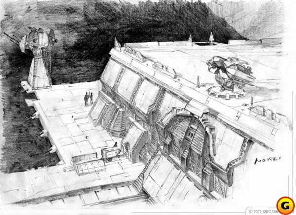 Бункер иллюстрация