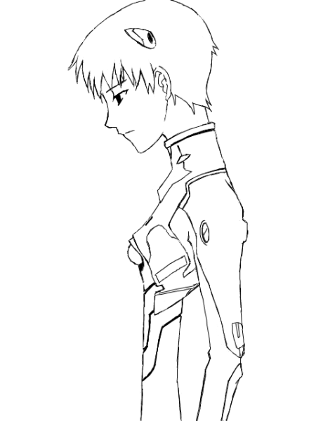 Маленький Синдзи Икари