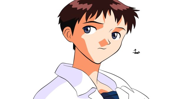 Синдзи Икари на стуле