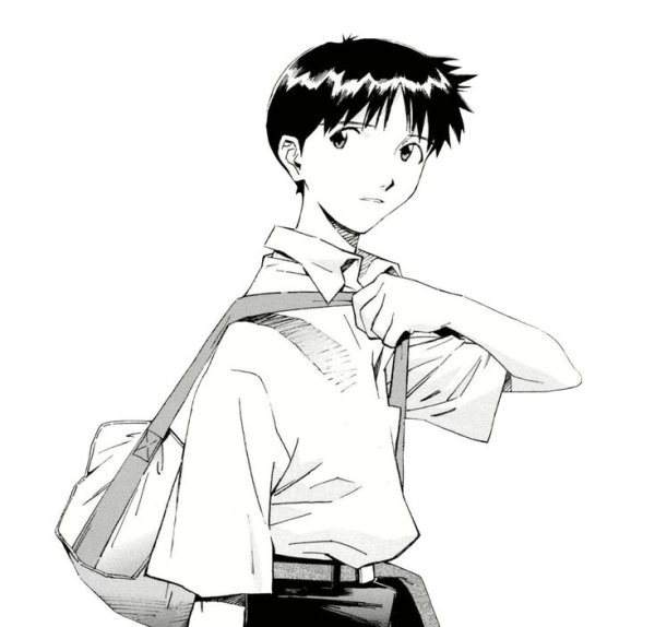 Синдзи Икари с куржеой