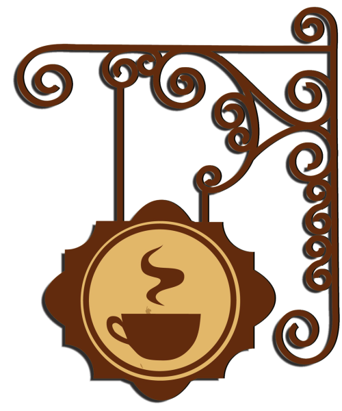 Табличка кафе