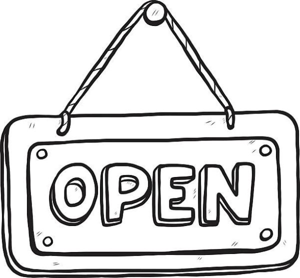 Вывеска рисунок карандашом