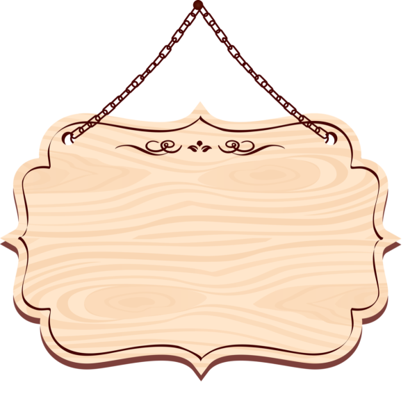 Деревянная табличка для надписи