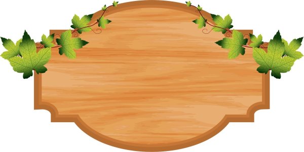 Деревянная табличка