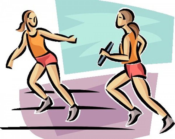 Бег с эстафетной палочкой